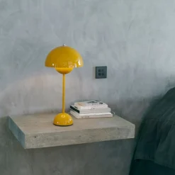 &Tradition Flowerpot Table Lamp VP3 Mustard^Børn Børneværelse|Belysning