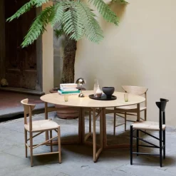 &Tradition HM3 Drawn Chair Oiled Oak^ Stole|Stue