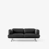 &Tradition Inland AV22 Sofa Sort Læder^ Stue|Sofaer