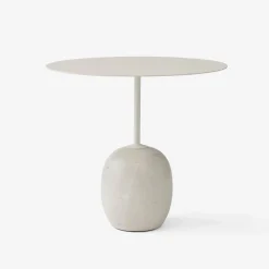 &Tradition LN9 Lato Bord Ivory White Ø50 cm^ Borde