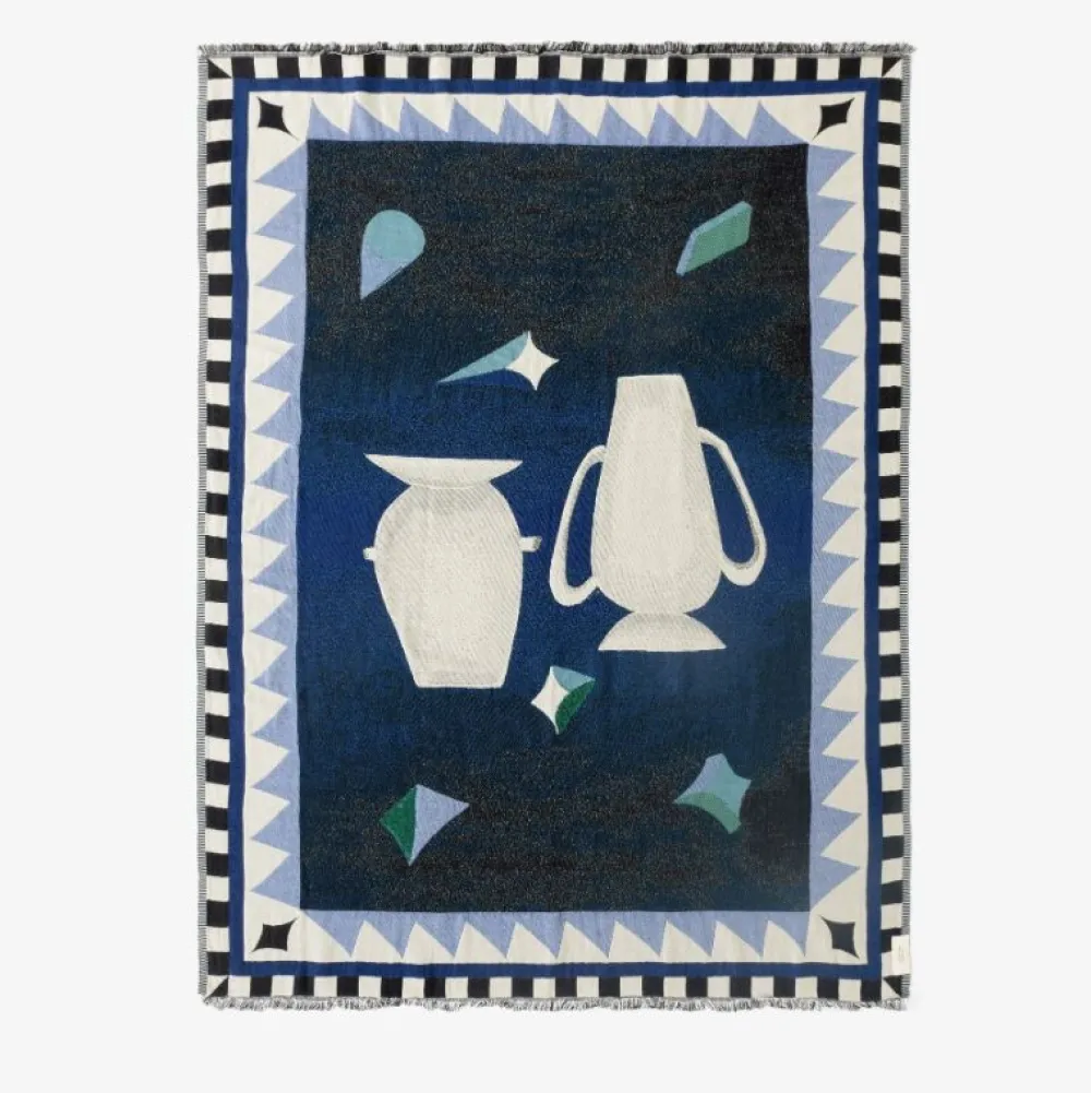&Tradition Momento Throw Midnight Blue^ Plaider
