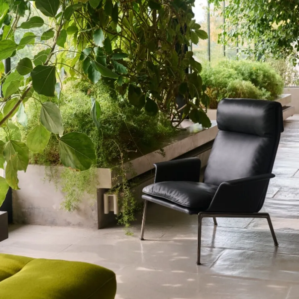 &Tradition Muno LN17 Black Noble Leather Black Legs^ Stue|Stole