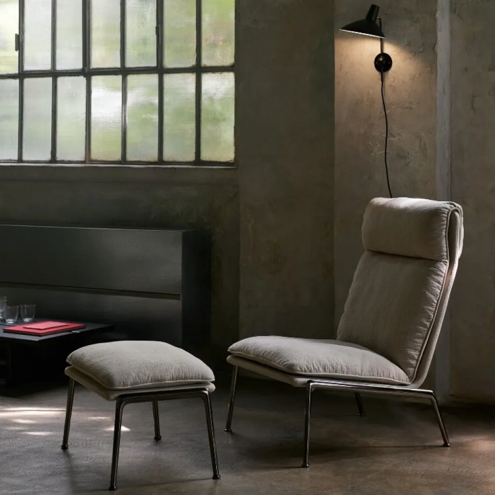 &Tradition Muno LN16 Cifrado 0221 Dark Chrome Legs^ Stue|Stole