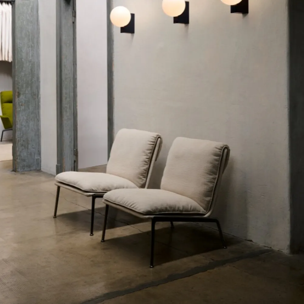 &Tradition Muno LN18 Cifrado 2120 Dark Chrome Legs^ Stue|Stole