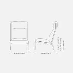 &Tradition Muno LN16 Hallingdal 0126 Black Legs^ Stue|Stole