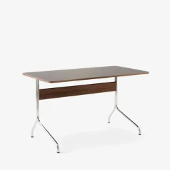 &Tradition Pavilion AV16 Iron Linoleum Walnut Chrome Base^ Kontor