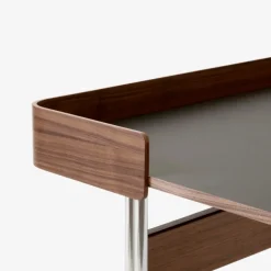 &Tradition Pavilion AV17 Iron Linoleum Walnut Chrome Base^ Kontor