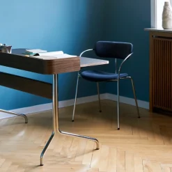 &Tradition Pavilion AV17 Iron Linoleum Walnut Chrome Base^ Kontor