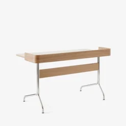 &Tradition Pavilion AV17 Mushroom Linoleum Oak Chrome Base^ Kontor