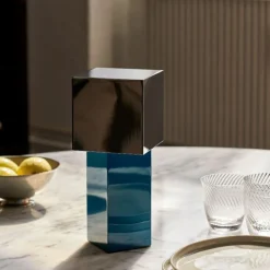 &Tradition Pivot ATD7 Bordlampe Blue/Silver^Børn Kontor|Belysning