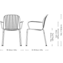 &Tradition Thorvald SC95 Armstol Ivory^ Stole|Havemøbler