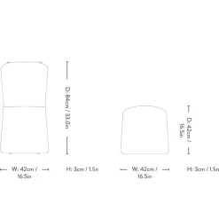 &Tradition Thorvald SC94/95 Hynde Marquetry Bora^ Stole|Havemøbler