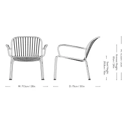 &Tradition Thorvald SC101 Loungestol Ivory^ Udendørs|Havemøbler