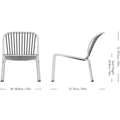 &Tradition Thorvald SC100 Loungestol Ivory^ Havemøbler
