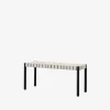 &Tradition TK4 Betty Bench Black Oak Natural Webbing^ Stue|Entré