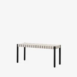 &Tradition TK4 Betty Bench Black Oak Natural Webbing^ Stue|Entré