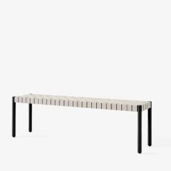 &Tradition TK5 Betty Bench Black Oak Natural Webbing^ Stue|Entré