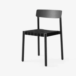 &Tradition TK1 Betty Chair Black Oak Black Webbing^ Stue|Stole