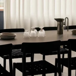 &Tradition TK1 Betty Chair Black Oak Black Webbing^ Stue|Stole