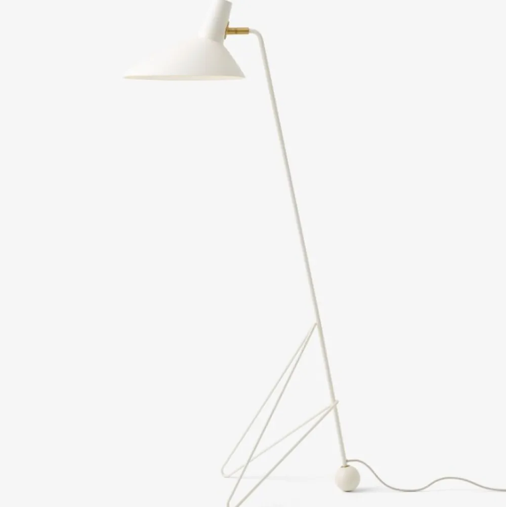 &Tradition Tripod HM8 Gulvlampe Hvid^ Gulvlamper|Stue