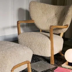 &Tradition Wulff ATD2 Moonlight Sheepskin Oiled Oak^ Stue|Stole