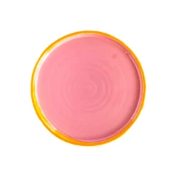 Val Pottery Jose Plate Pink/Yellow Edge^ Køkken|Keramik & Porcelæn