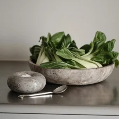 Wabi Sabi Nordic Hyben Skål Travertin Silver Small^ Andet Boligtilbehør