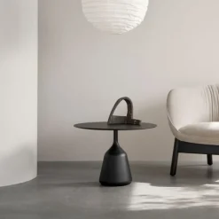 Wendelbo Coin High Sidebord Sort Laminat^ Stue