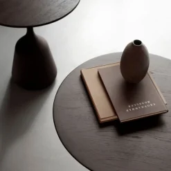 Wendelbo Coin Low Sidebord Mørk Brun Eg^ Stue