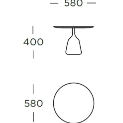 Wendelbo Coin Low Sidebord Sort Laminat^ Stue
