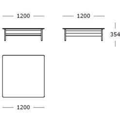 Wendelbo Collect Sofabord Large^ Borde|Stue