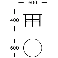 Wendelbo Floema Sofabord Medium Grå^ Borde|Stue