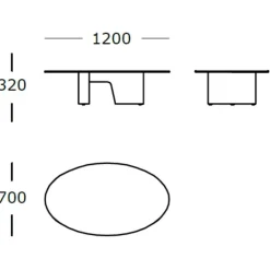 Wendelbo Glyph Sofabord^ Borde|Stue