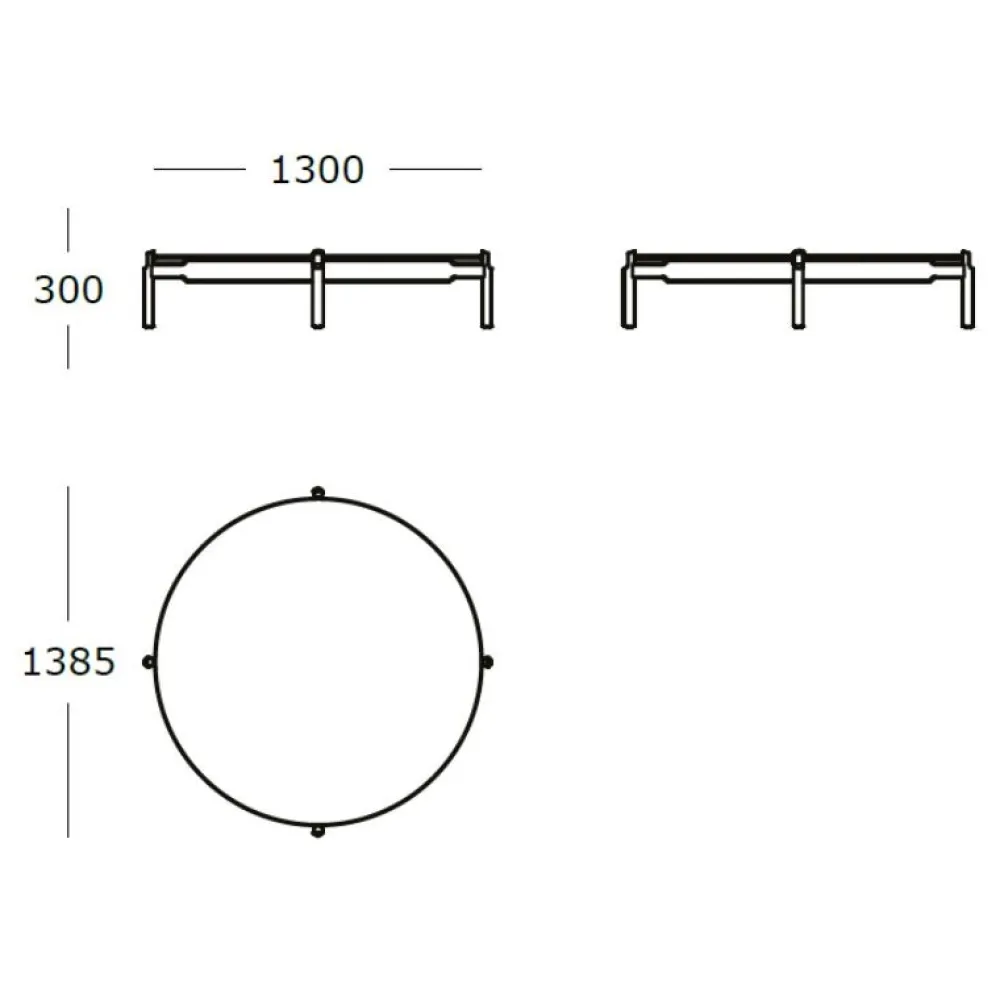 Wendelbo Notch Round Extra Large Sofabord^ Borde|Stue
